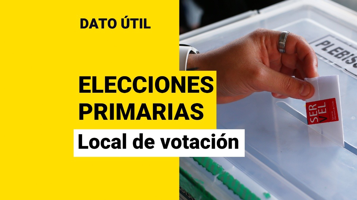 ¿dónde Votas Revisa Acá Tus Datos Para Las Elecciones Primarias De