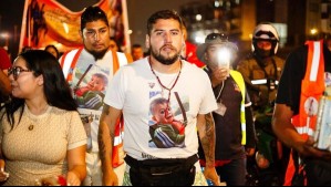 Padre que camina de Arica a Santiago por su hijo Dante entrega nuevo cómputo de su campaña