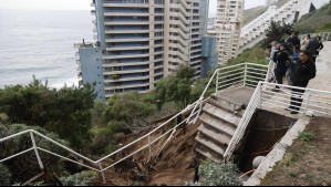 Serviu anuncia instalación de bombas en el socavón de Reñaca para desviar aguas lluvias