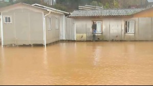 Intensas lluvias en la zona sur del país: Más de 300 personas aisladas y 557 viviendas afectadas