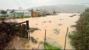 Balance por lluvias en el centro sur: Más de 1.500 casas afectadas y 482 personas damnificadas