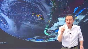 Lluvia en Santiago y zona centro sur: Alejandro Sepúlveda pronostica tormentas eléctricas y granizos para este jueves