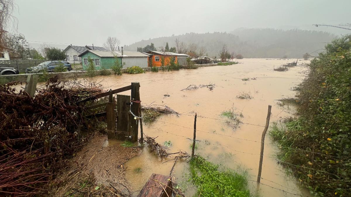 Inundaciones en la provincia de Arauco