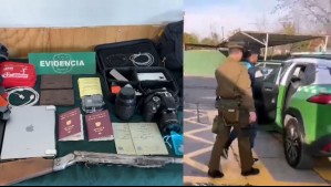Tenía valiosas especies y pasaportes robados a turistas austriacos: Hombre es detenido por receptación y porte de arma