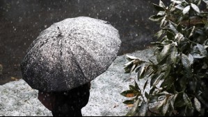 Meteorología emite aviso por nevadas y precipitaciones normales a moderadas en zonas de seis regiones del país