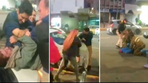 Agresión de ambulantes a carabineras: Revelan videos de la detención que terminó con el ataque en Providencia