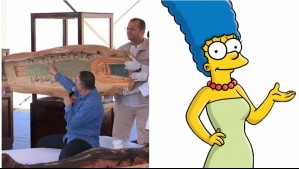 Se viraliza descubrimiento de sarcófago egipcio con imagen idéntica a Marge Simpson: Esta es la verdad tras el hallazgo