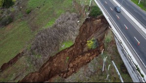 Alcalde de Concón por socavón en Camino Internacional: 'Hemos tomado medidas de precaución'