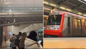 Metro de Santiago restablece servicio de Línea 4 tras cerrar una estación por 'arco eléctrico' que generó humo