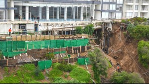 Lluvias generan alerta por socavones en Reñaca: Foco de preocupación está en el edificio Euromarina II