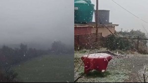 Residentes comparten registros de caída de nieve en San José de Maipo: Algunos sectores fueron evacuados