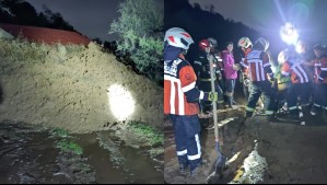 Tres adultos mayores fueron rescatados tras remoción de masa en Codegua