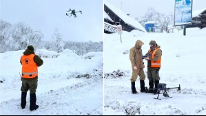 Sigue la búsqueda de desaparecido en Volcán Villarrica: Carabineros trabaja con drones de alta tecnología