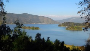 Tras intensas lluvias del fin de semana: Así luce la laguna de Aculeo