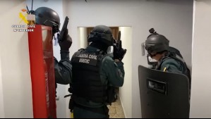 Dos delincuentes chilenos son detenidos en Madrid: Participaban de una banda que robaba en casas