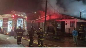 Doble tragedia para familia en Laja: Su casa se destruyó por incendio y primo falleció en accidente vial al mismo tiempo