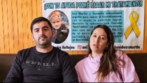 'Tenemos solamente dos meses': Padres que caminan desde Valdivia a Santiago por su hijo hacen potente llamado