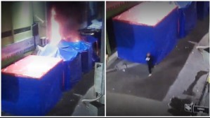 Fuego en toldos azules: Video mostraría origen del incendio que consumió 3 locales comerciales en Barrio Meiggs