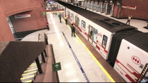 Metro de Santiago restablece servicio tras corte de corriente en Línea 1