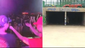 Alertan sobre fiestas clandestinas en túneles y bajo autopistas sin ningún tipo de seguridad o control