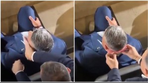 Un asistente le secó el sudor: El polémico momento del presidente de la AFA en pleno partido de Argentina