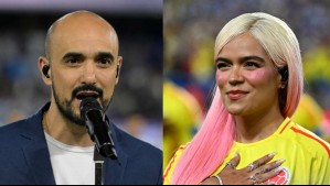 Final de la Copa América: Abel Pintos y Karol G cantaron los himnos de Argentina y Colombia respectivamente