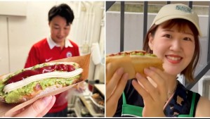 '¡Delicioso!': Youtuber japonés probó los completos italianos en Chile y ahora los vende en su ciudad natal