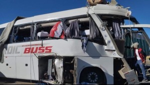 Tragedia en Bolivia: Al menos 16 muertos y 14 heridos en accidente de bus que venía hacia Chile