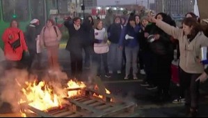 Protestas en Américo Vespucio generan gran congestión vehicular en Recoleta, La Florida y Peñalolén