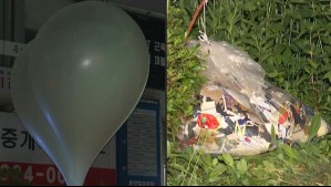 Corea del Norte lanza globos con basura a complejo presidencial surcoreano