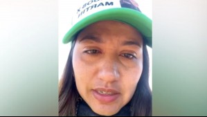 Madre que recorre de Valdivia a Santiago detuvo su caminata por estado de salud de su hijo: 'El tiempo se nos acaba'