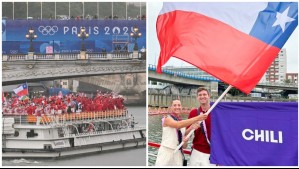 Team Chile se luce sobre el río Sena en París: Así fue su paso por el desfile inaugural de los Juegos Olímpicos
