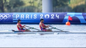 Eber Sanhueza y César Abaroa no logran avanzar a las semifinales de remo en París 2024