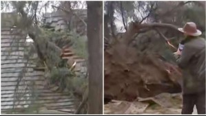 'Un árbol atraviesa el techo': Así quedó el santuario de Schoenstatt tras ráfagas de viento en La Florida