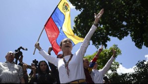 'Nunca el régimen ha estado tan débil. Ha perdido toda legitimidad': María Corina Machado en masiva marcha en Venezuela