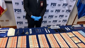 PDI detiene en Puerto Montt a sujeto indagado por estafa: Mantenía $1.400 millones en billetes falsificados