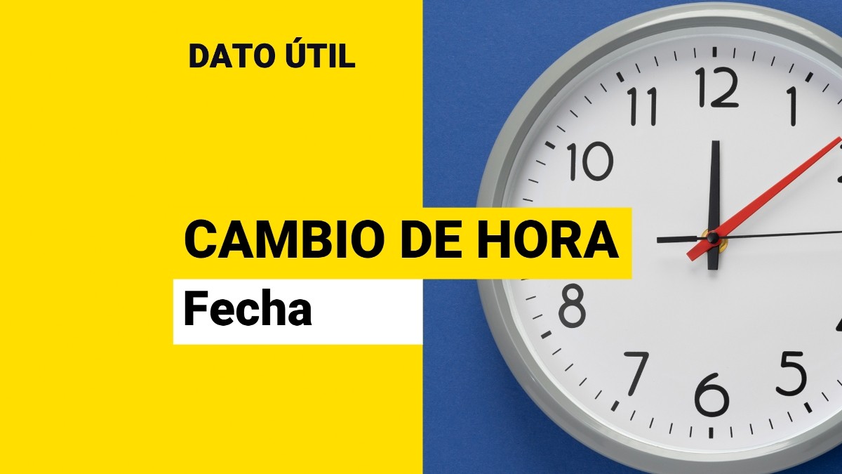 Queda menos de un mes Esta es la fecha en que se realiza el cambio de