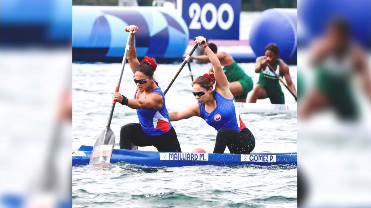 María José Mailliard y Paula Gómez terminan cuartas en la Final B del canotaje en París 2024
