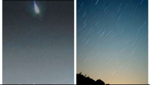 ¿Fue un meteoro, meteorito o cometa? La explicación del fenómeno que iluminó los cielos de Santiago esta mañana