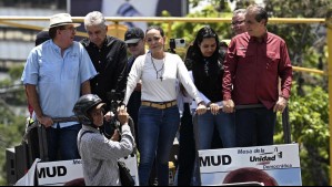 Venezuela: Líder opositora María Corina Machado participa de masiva manifestación contra reelección de Maduro