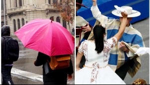 Uno de cada seis años llueve en Fiestas Patrias: ¿Podrían haber precipitaciones este 18 de septiembre en Santiago?