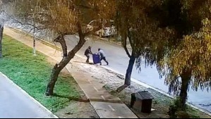 Crimen en La Pintana: Video muestra cómo arrastraron el tambor con cuerpo de adolescente asesinado en su interior