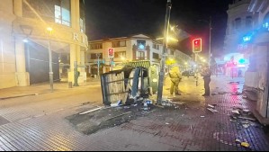 'Esto es pérdida total': Conductor ebrio chocó quiosco en La Serena y ladrones se lo llevaron todo