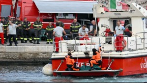 Encuentran el último cuerpo tras naufragio de lujoso yate en Italia: Tragedia dejó 7 muertos