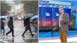 'Cóctel meteorológico': Jaime Leyton anticipa posible lluvia e importante variación de temperaturas en Santiago