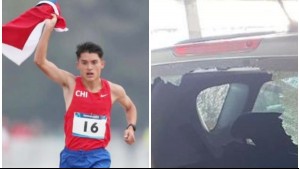 'Se han llevado cosas de valor y mis documentos': Atleta Hugo Catrileo denuncia robo al interior de su auto en Temuco