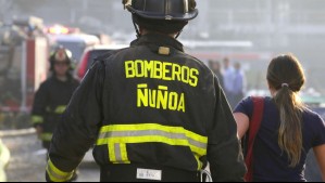 Trabajador cae desde una grúa en el exterior de local de comida rápida en Ñuñoa