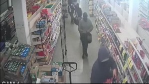 Video muestra violento actuar de 'Los Extraditados', la banda de exguardias que robaba en supermercados
