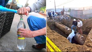 Corte de agua en Valparaíso: Esval interrumpe de emergencia el suministro por rotura de matriz