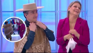 Con un icónico remate: Así fue el aplaudido pie de cueca de Alejandro Sepúlveda y Marianne Schmidt en 'Mucho Gusto'